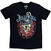 T-krekls Jelly Roll Skull Rose Black 2XL T-krekls