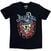 Koszulka Jelly Roll Skull Rose Koszulka z krótkim rękawem Black M