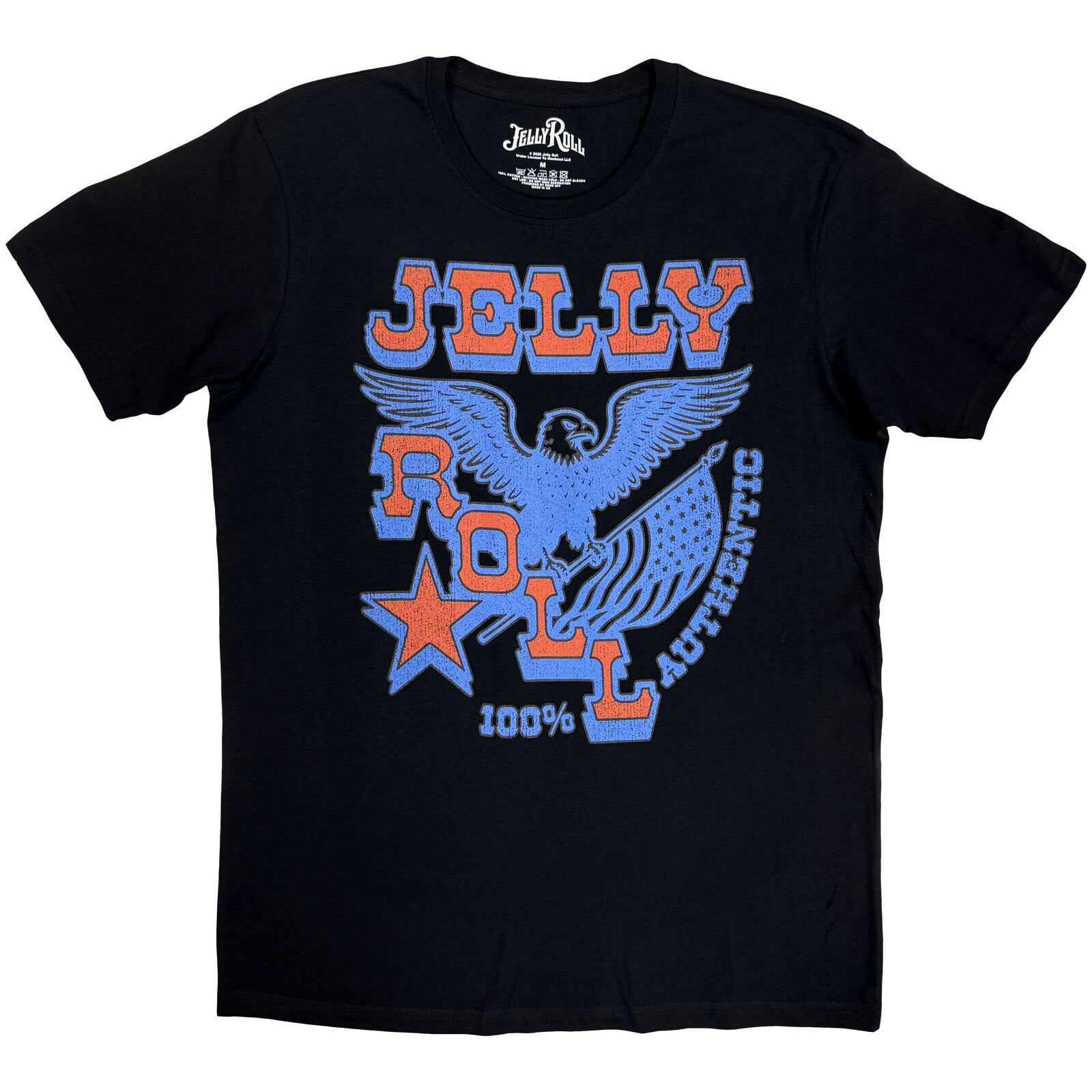 Πουκάμισο Jelly Roll Eagle Flag Black M Πουκάμισο