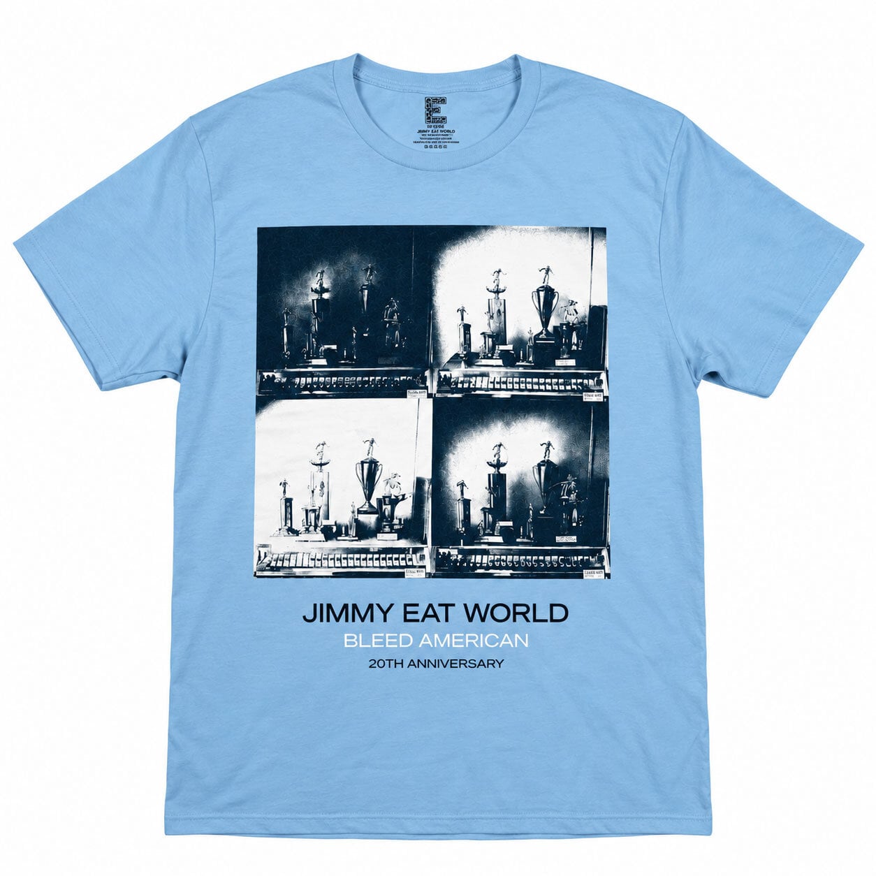 Tricou Jimmy Eat World 20th Anniversary Light Blue 2XL Tricou