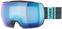 Gafas de esquí UVEX Compact FM Matte Black/Mirror Blue Gafas de esquí