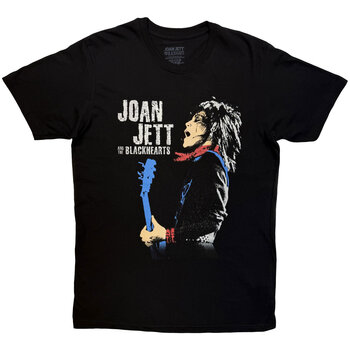 T-Shirt Joan Jett & The Blackhearts Blue Guitar Black M T-Shirt - 1
