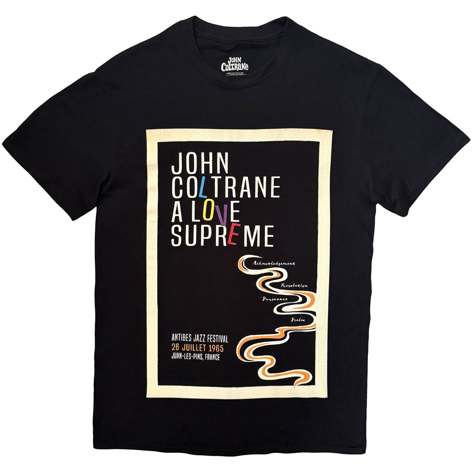 Paita John Coltrane A Love Supreme Black S Paita