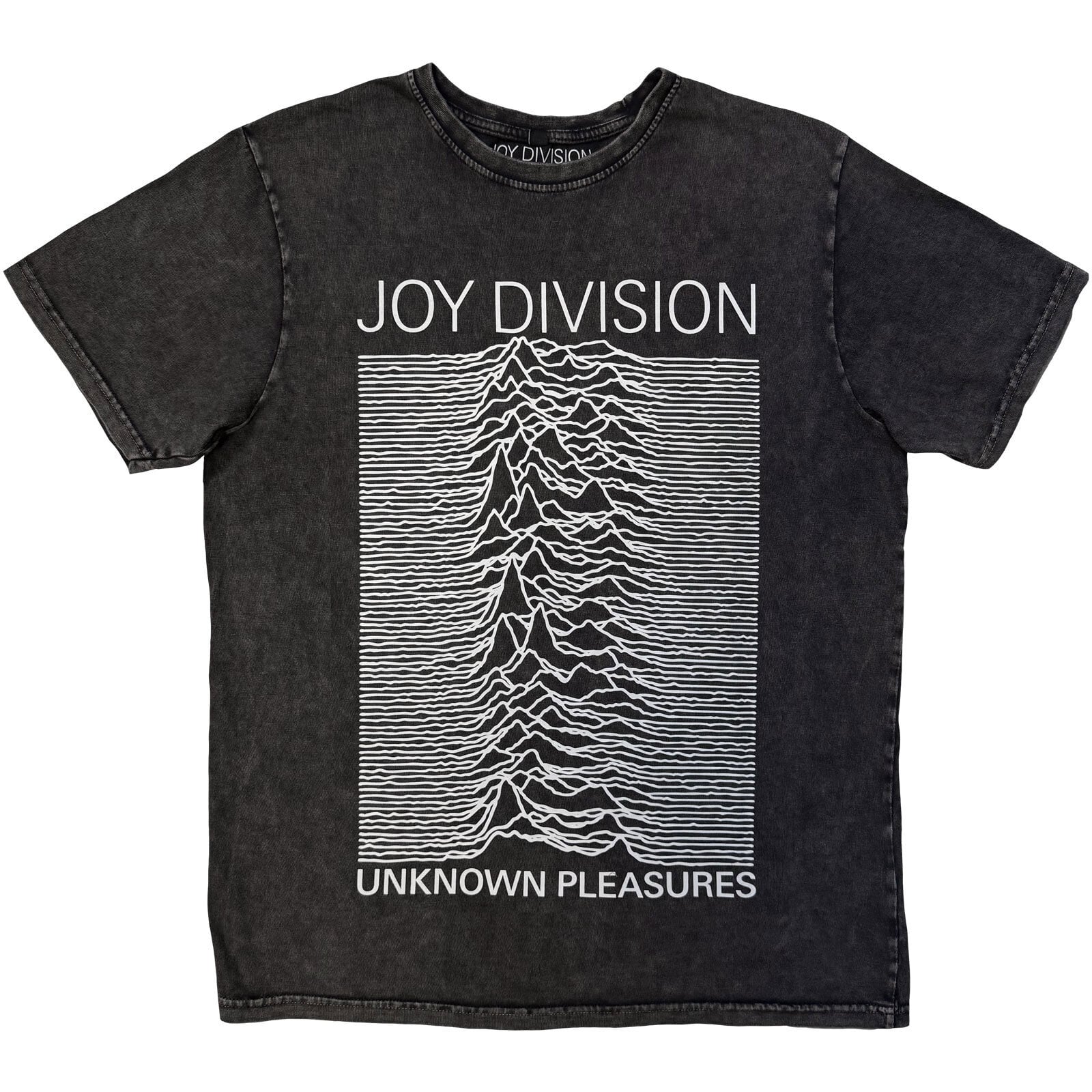 T-skjorte Joy Division Unknown Pleasures Charcoal Grey XL T-skjorte
