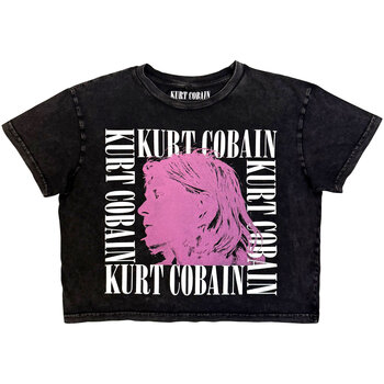 Tricou Kurt Cobain Head Shot Frame Gri cărbune L Damă Tricou - 1