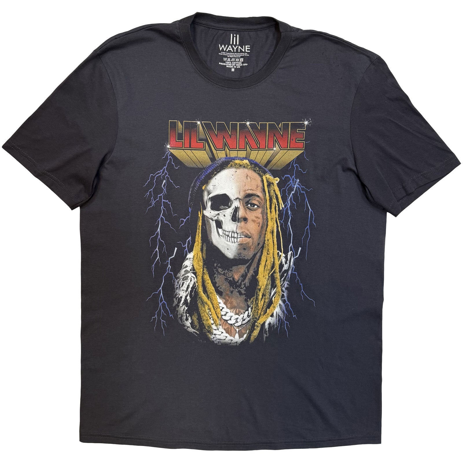 Košulja Lil Wayne Lightning Art Charcoal Grey 2XL Košulja