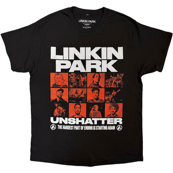 T-Shirt Linkin Park Unshatter Box Photos Black 2XL T-Shirt - 1