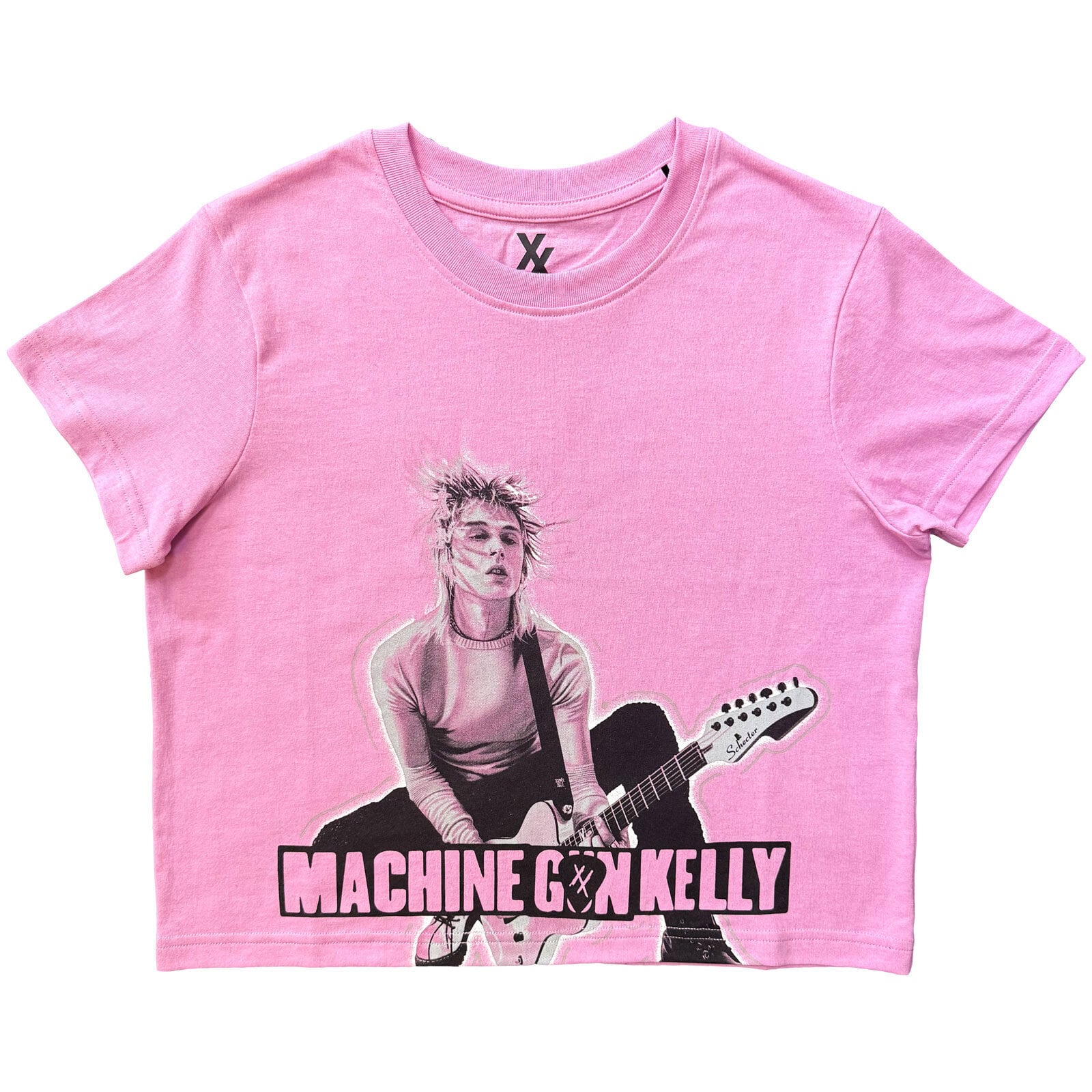 Paita Machine Gun Kelly Guitar Pink S Naisten Paita