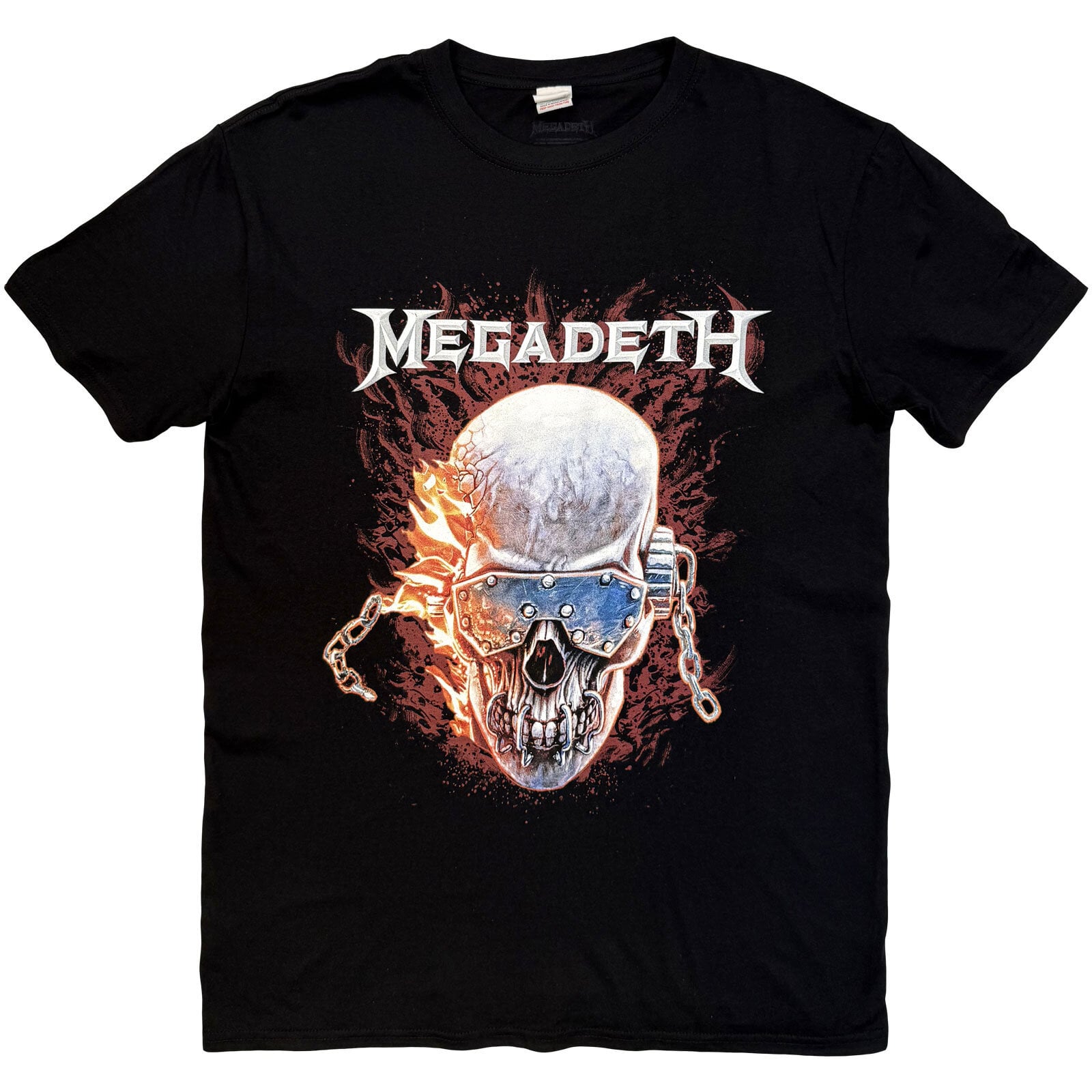 Tricou Megadeth Vic & Flames Black XL Tricou