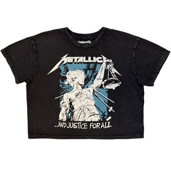 Košulja Metallica Justice Squares Charcoal Grey XL Ženske Košulja - 1