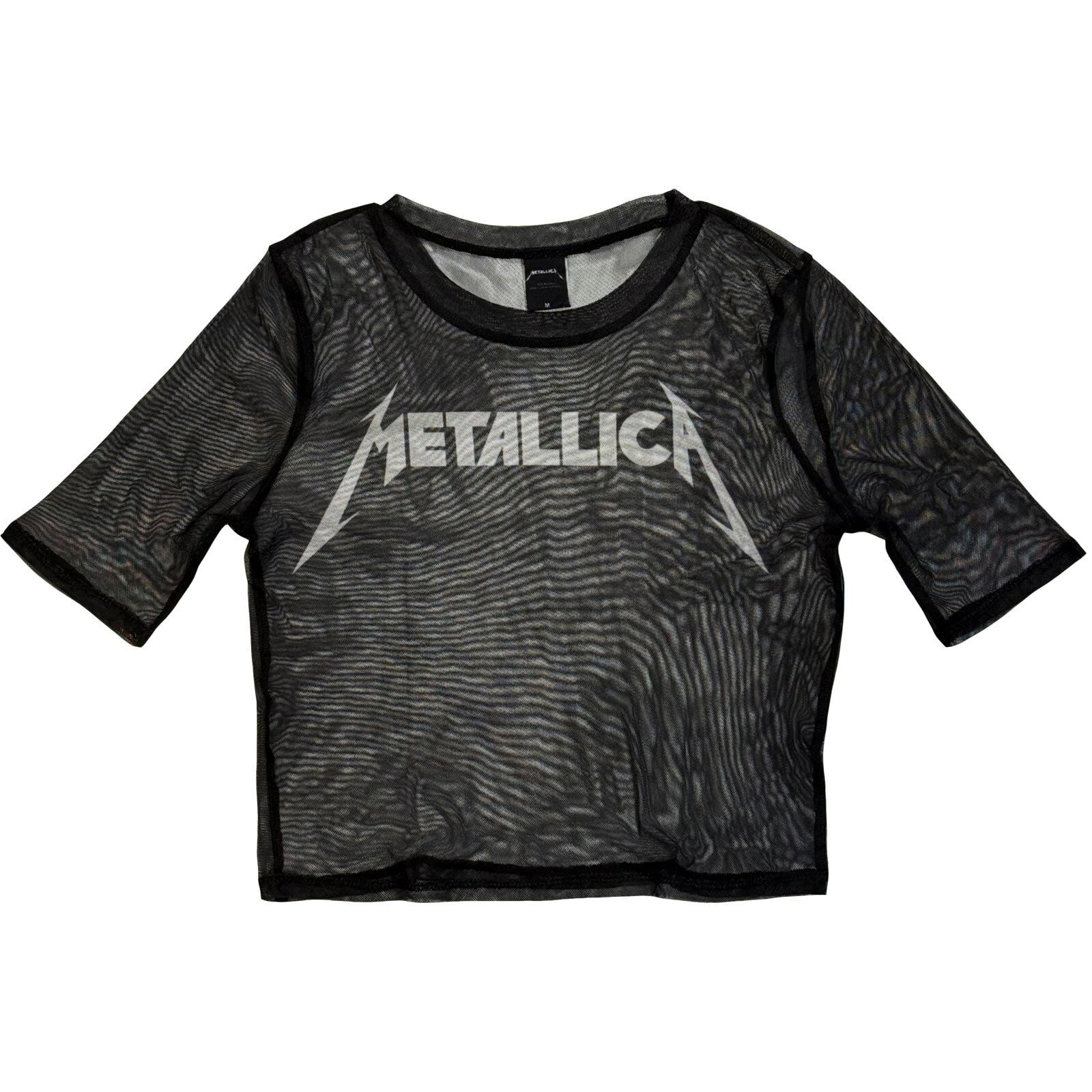 Shirt Metallica Logo Black S Dames Shirt