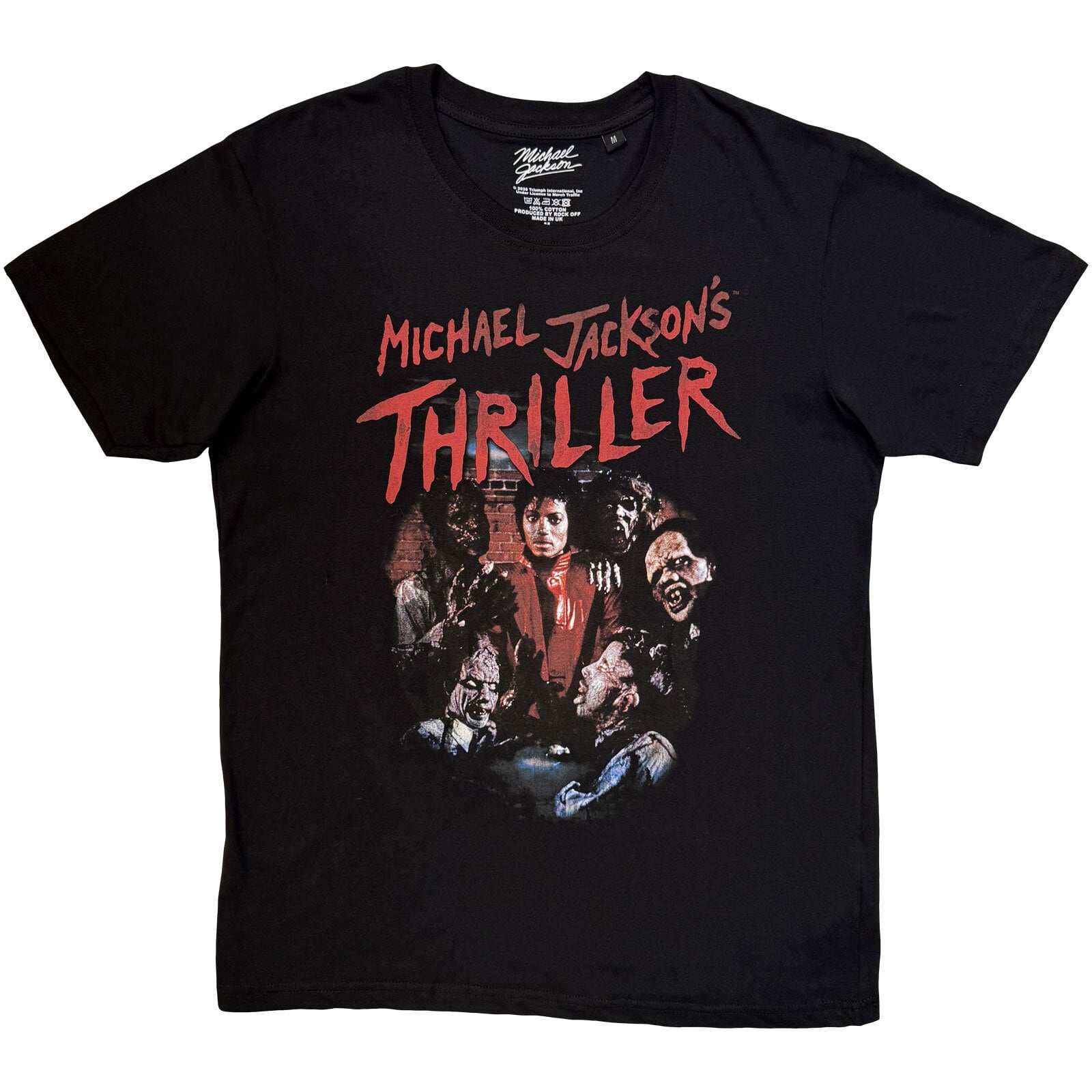 Tricou Michael Jackson Thriller Zombies Black L Tricou