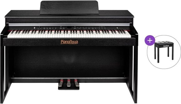 Digitaalne klaver Pianonova El Clasico MKII Basic SET Black Digitaalne klaver - 1
