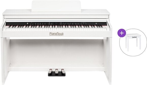 Digitalni klavir Pianonova El Clasico MKII Basic SET White Digitalni klavir - 1