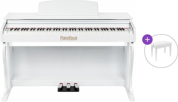 Digitalni pianino Pianonova Gran Maestro Basic SET White Digitalni pianino - 1