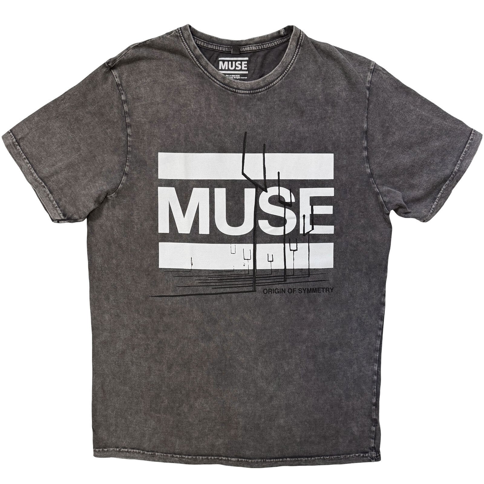 T-särk Muse Origin Of Symmetry Charcoal Grey M T-särk