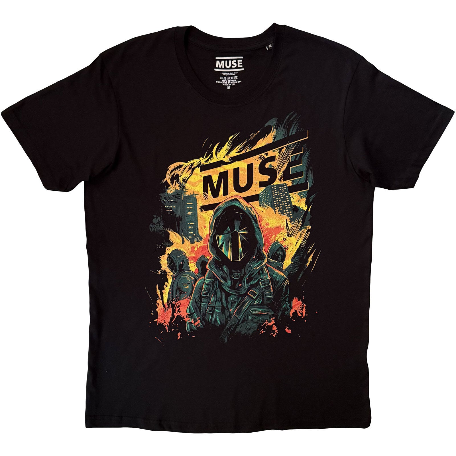 T-särk Muse Burning Black L T-särk