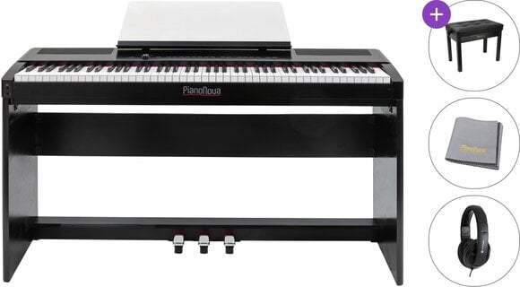 Digital Piano Pianonova Girona 08 Standard SET Black Digital Piano - 1