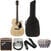 electro-acoustic guitar Fender Squier SA-105CE Natural Deluxe SET Natural