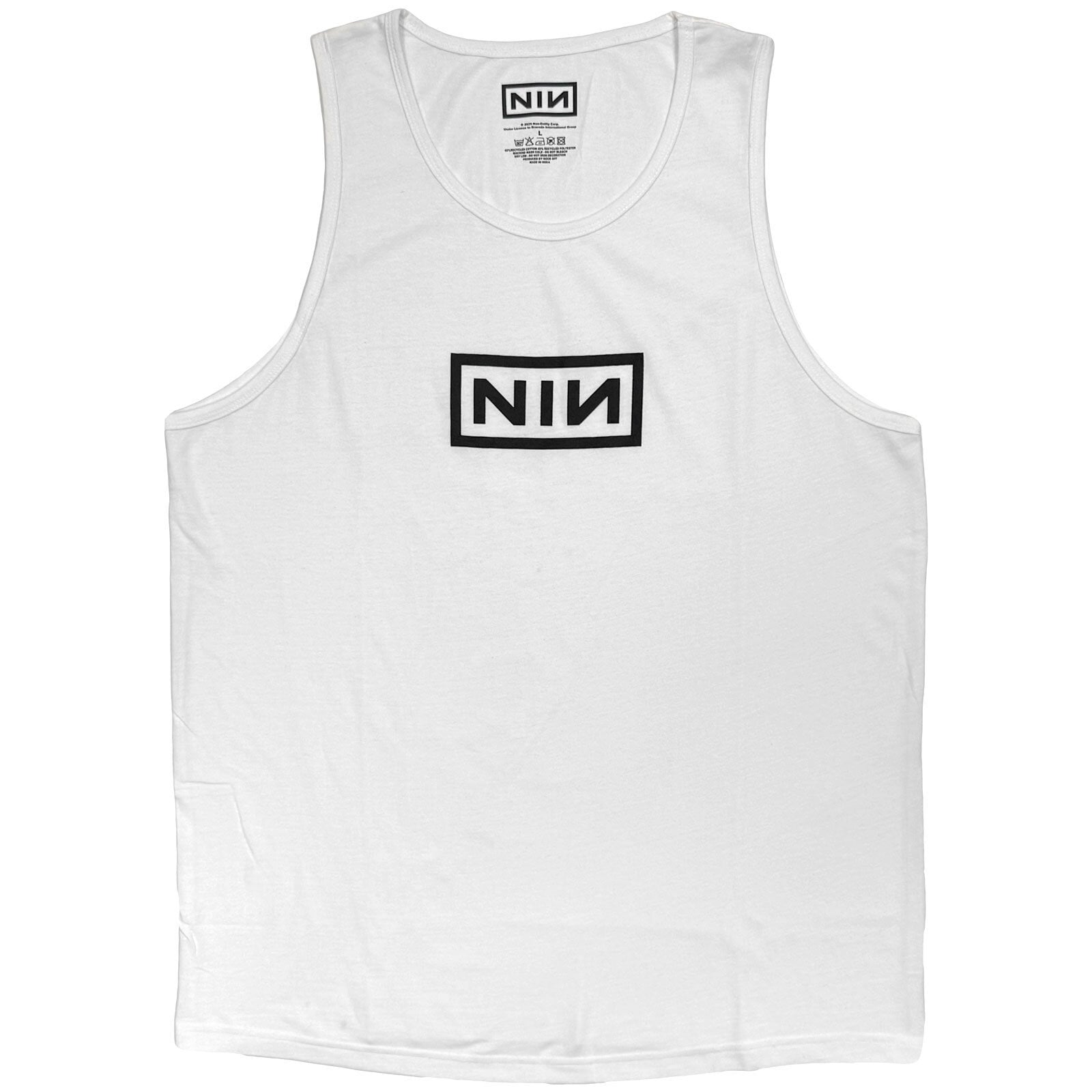 T-Shirt Nine Inch Nails Logo White S T-Shirt