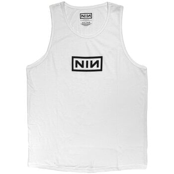 T-Shirt Nine Inch Nails Logo White S T-Shirt - 1
