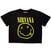 Tricou Nirvana Yellow Happy Face Black XL Damă Tricou