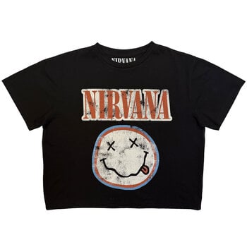Košulja Nirvana Distressed Logo Black M Ženske Košulja - 1