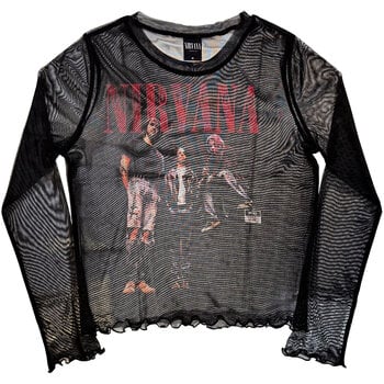 T-skjorte Nirvana In Utero Band Photo Black XS Ladies T-skjorte - 1