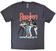 T-särk Bon Jovi Slippery When Wet '87 (Back Print, UNFINISHED) Denim Blue L T-särk