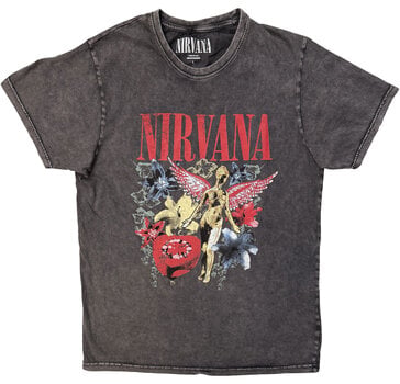 Сорочка Nirvana In Utero Vintage Collage Футболка з коротким рукавом Charcoal Grey L - 1