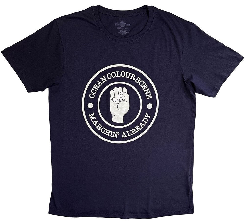 Tricou Ocean Colour Scene Marchin' Fist Navy Blue S Tricou