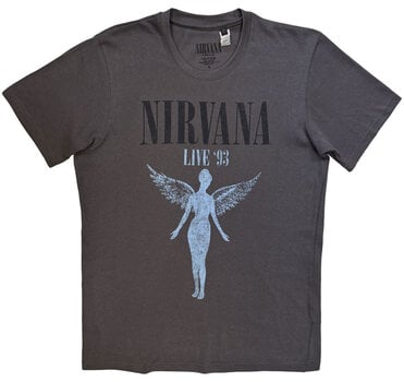 Košulja Nirvana Live '93 Angel Charcoal Grey 2XL Košulja - 1