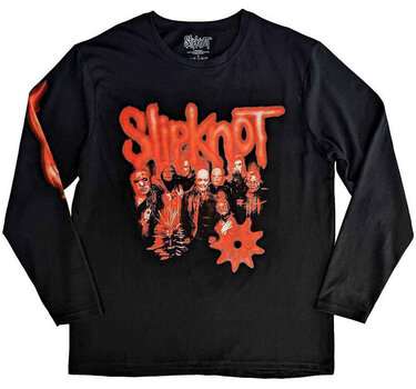 T-krekls Slipknot The End, So Far Group Photo Tribal-S Nonagram (Back & Sleeve Print) Black S T-krekls - 1