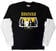 T-Shirt Pantera Texas To Domination (Back &Sleeve Print) Black & White S T-Shirt