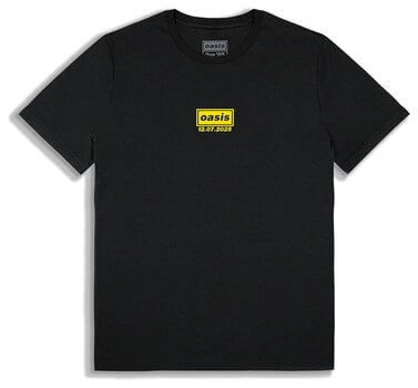 Tricou Oasis Manchester 12 July Event (Back Print & Ex-Tour) Black M Tricou - 1