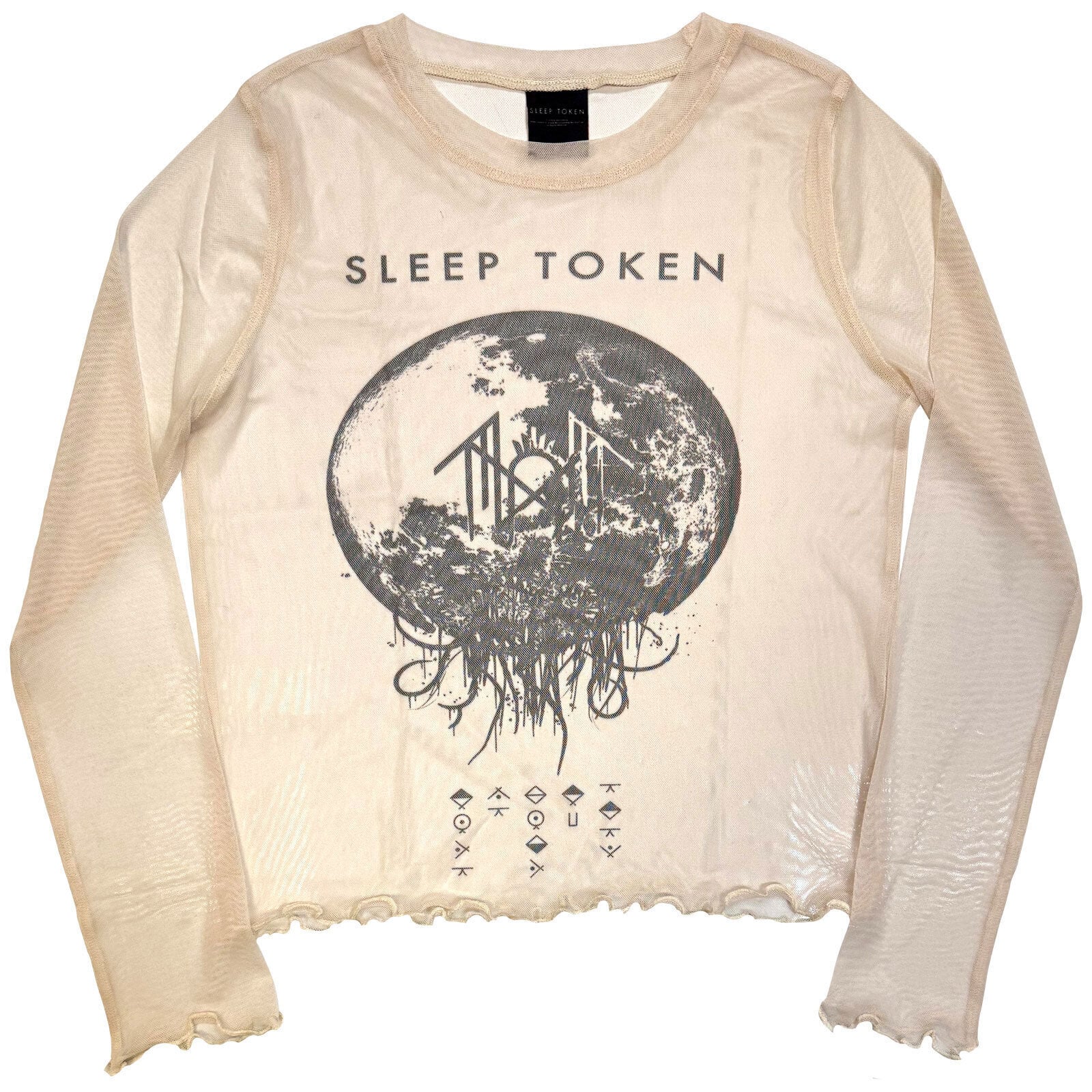 Shirt Sleep Token Take Me Back To Eden Natural XL Dames Shirt