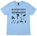 Paita The Undertones Positive Touch Light Blue 2XL Paita