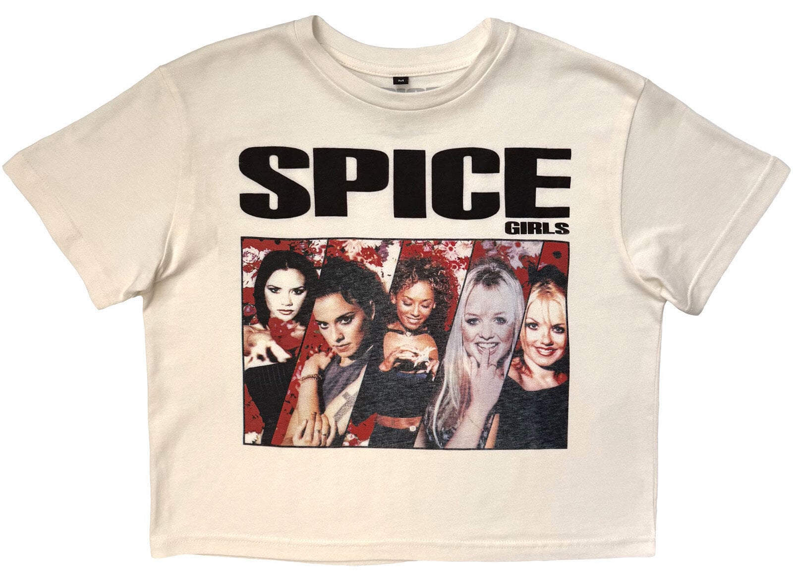 Ing Spice Girls Collage White XL Női Ing
