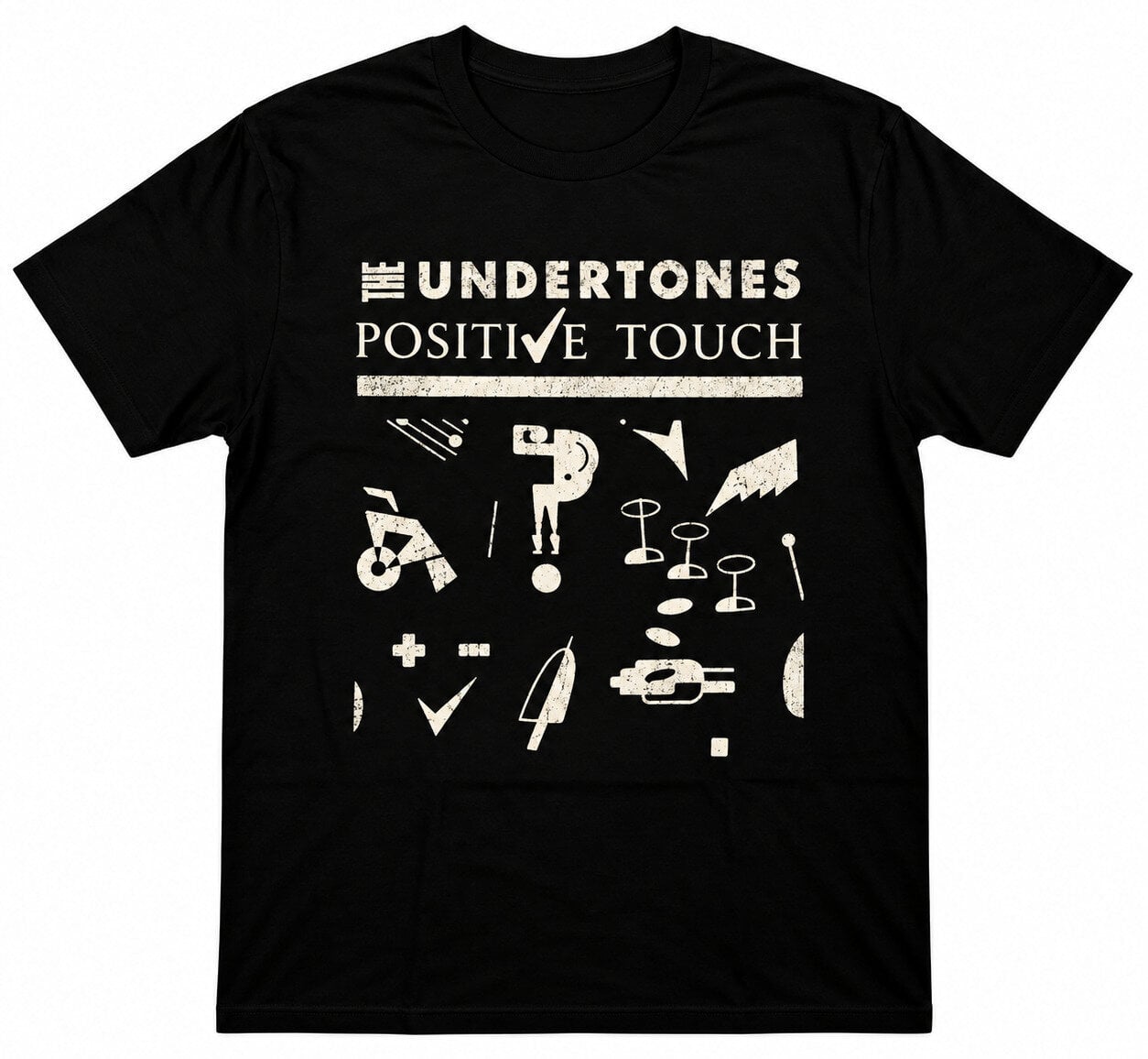 T-shirt The Undertones Positive Touch Black M T-shirt