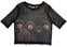 Skjorta The Beatles Rubber Soul Crop Top Black S Dam