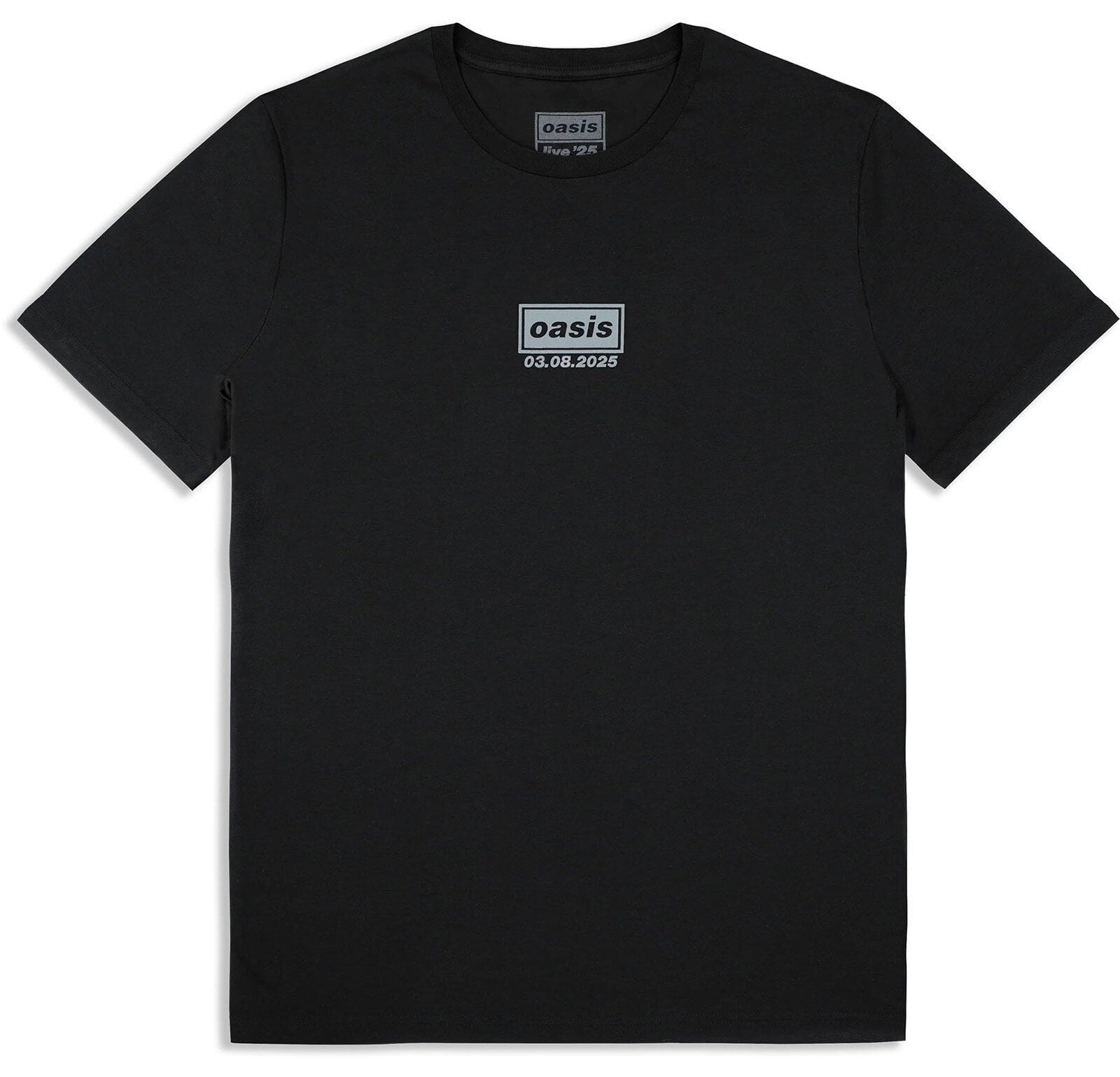 T-Shirt Oasis London 3 Aug Event (Back Print & Ex-Tour) Black 2XL T-Shirt
