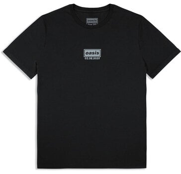 Skjorta Oasis London 3 Aug Event (Back Print & Ex-Tour) Black 3XL Skjorta - 1