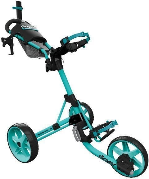 Ръчна количка за голф Clicgear Model 4.0 Soft Teal Ръчна количка за голф