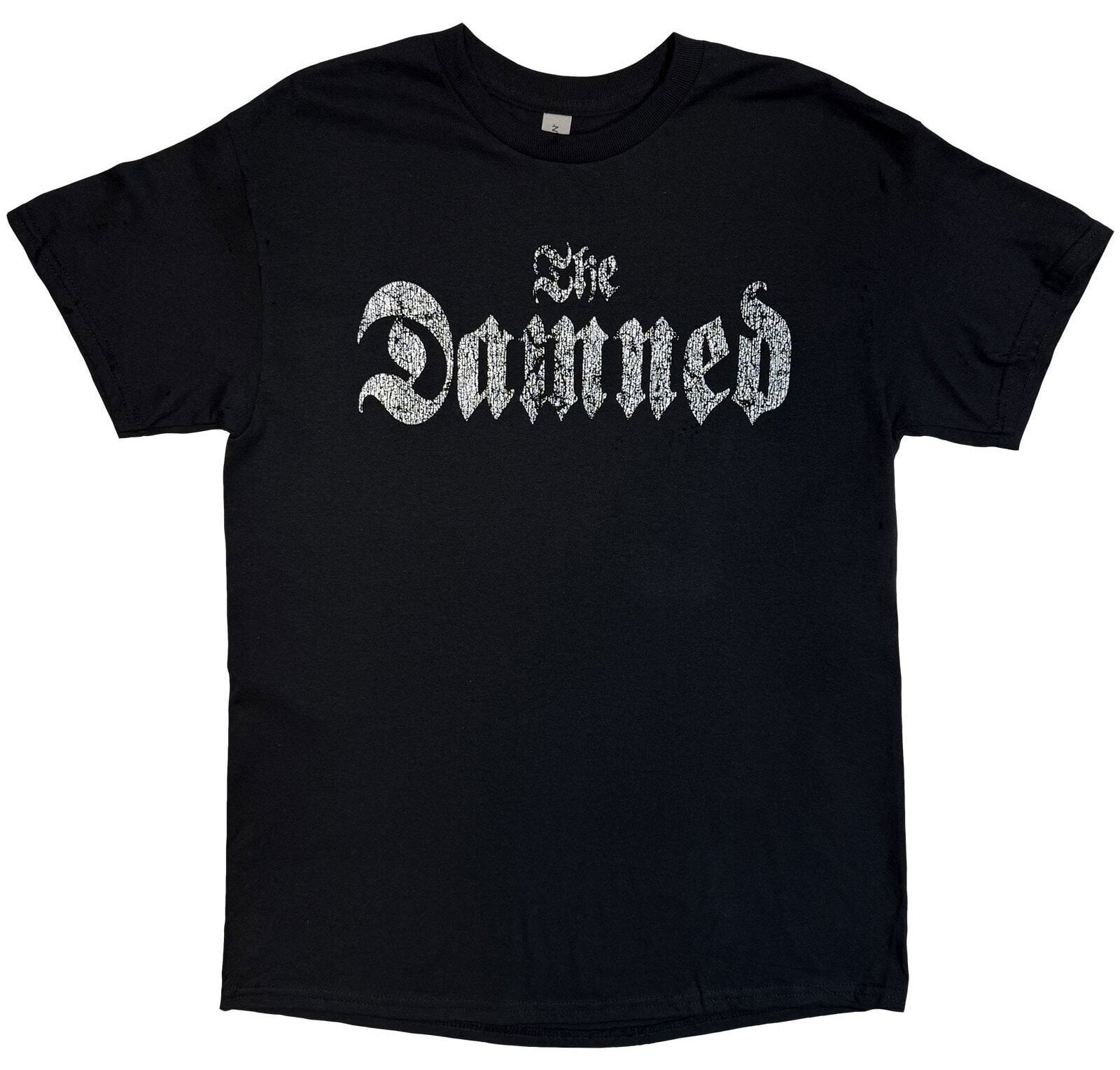 Paita The Damned Distressed Logo EU Tour Summer 24 (Back Print, Ex-Tour) Black 2XL Paita