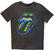 Ing The Rolling Stones Distorted Tongue (Back Print) Charcoal Grey S Ing