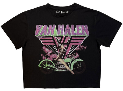 Košulja Van Halen Neon Retro Pin Up Rider Black S Ženske Košulja - 1
