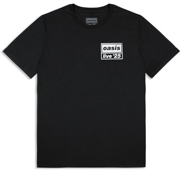 T-shirt Oasis Live 25 Distressed Lockup Pocket (Ex-Tour) T-shirt à manches courtes Black 3XL - 1