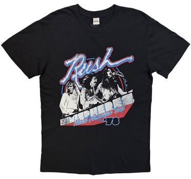 Košulja Rush Tour 1978 (Back Print) Black XL Košulja - 1