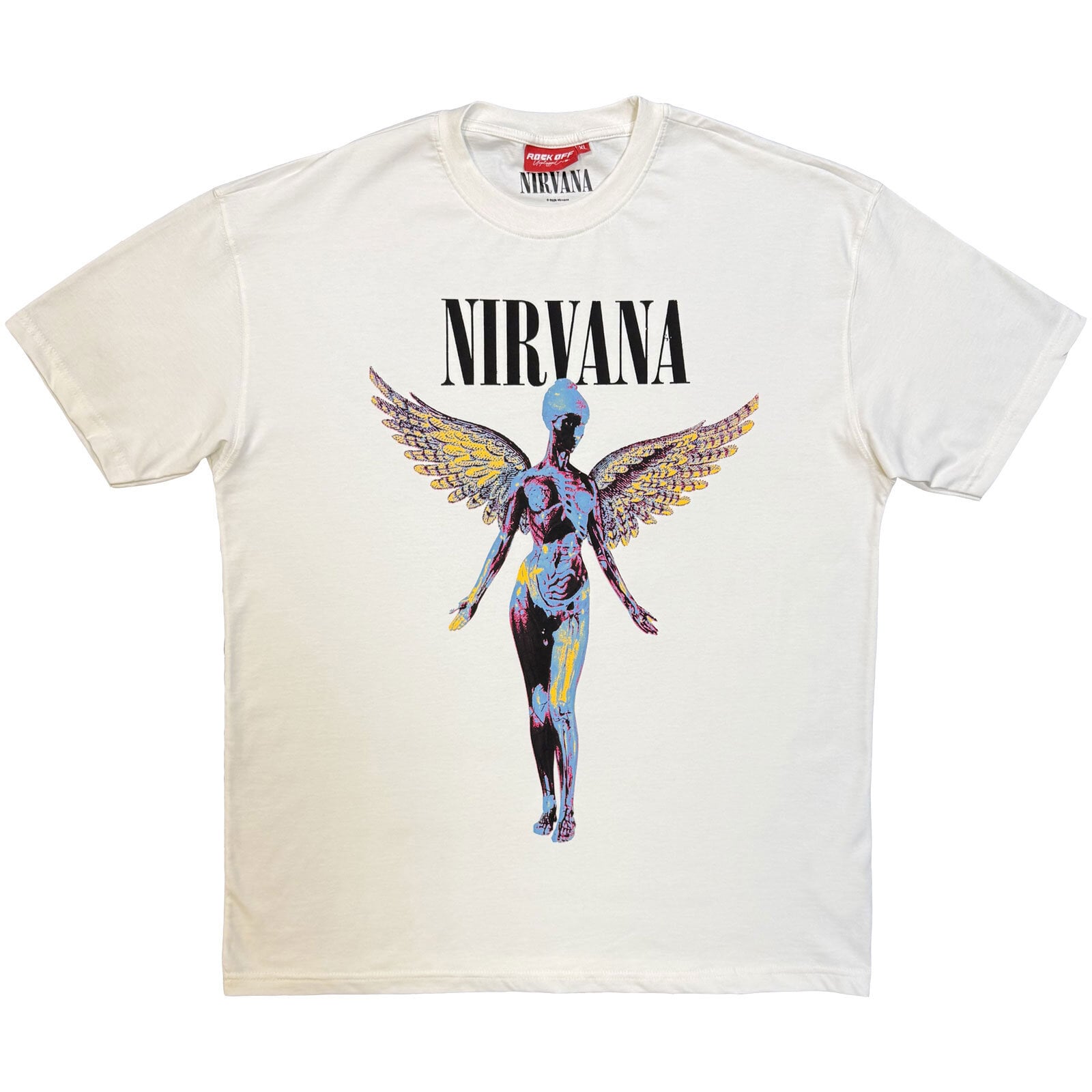 Tricou Nirvana In Utero Angel Natural M Damă Tricou