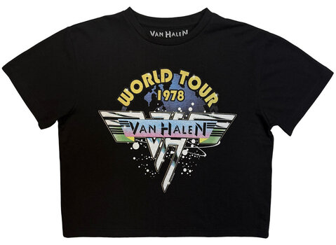 T-särk Van Halen World Tour '78 Black XL Naiste T-särk - 1